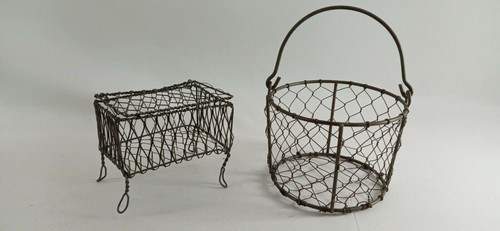 Vintage topiary wire trinket - vintage,
