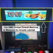 x1 Marquee Monitor Arcade Virtual Pinball DMD MAME Raspberry popper  Screen