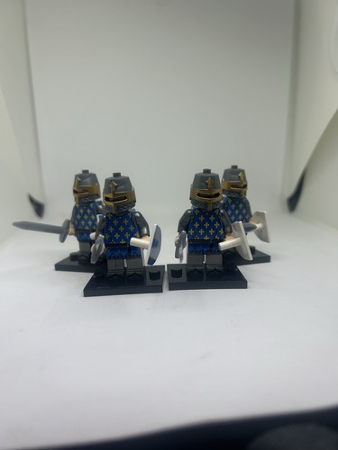 Lego french knight - 4x,