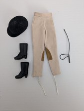 1980s Vintage Sindy Pony Club Jodhpurs Boots Hat Horse Whip 