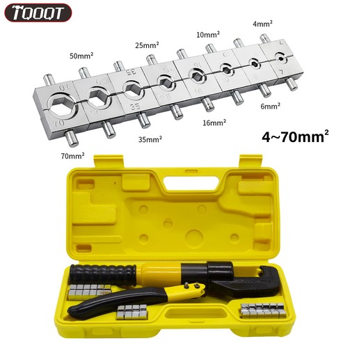 Hydraulic crimping tool set - crimping,