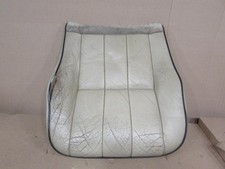 Range Rover P38 right front leather seat base pad black piping REAPAIRS BTR7482