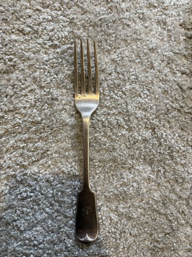 Vintage silver plated fork - fork, –