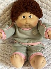 Vintage Cabbage Patch kids boy doll auburn brown hair mold 2 freckled coleco