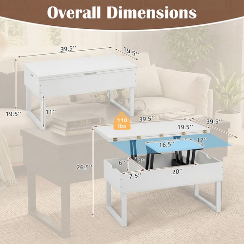 Lift top coffee - 3-in-1,