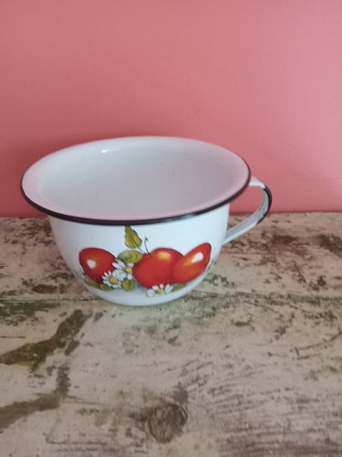 Vintage enamel ware hand - vintage,