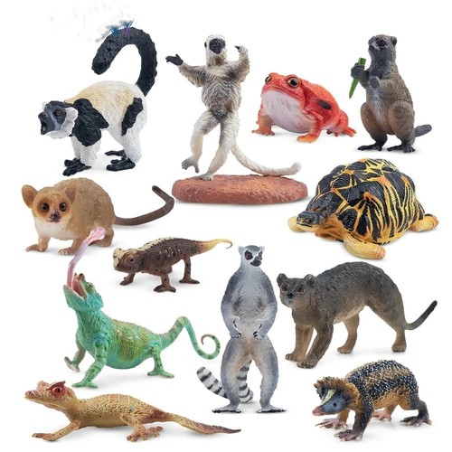 12pc madagascar animals mini - 12pc,