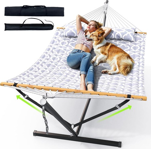 Double hammock with stand - hammock,