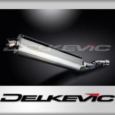 SUZUKI GSXR1000 K9 2009-11 450mm OVAL STAINLESS BSAU SILENCER EXHAUST SYSTEM KIT