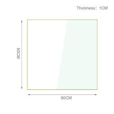 10mm Toughened Safety Glass Panels for Staircase/Landing/Railing/Glazing/Balcony