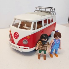 Playmobil 70176 Volkswagen T1 Red  Camper Van Bus, Figures