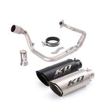 For Benelli TNT125 TNT135 2017-2025 Full System Exhaust Front Mid Pipe Muffler