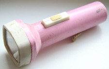 Vintage USSR Russia Plastic Flashlight
