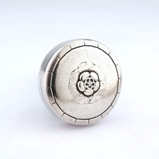 Georg Jensen Antique Solid Sterling Silver Pill Box or Case. 79 C. 28g.