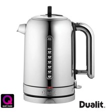 Dualit Classic 1.7L Polished Stainless Steel Kettle with Whisper Boil 72815