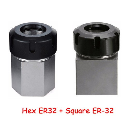 Hex square collet - hex+square,