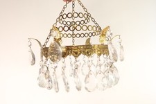 VINTAGE CRYSTAL GLASS GILT