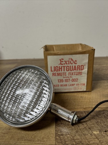 Vintage exide unity - exide, chrome