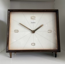 Fabulous Mid Century Junghans Chiming Mantle Clock Minimalist