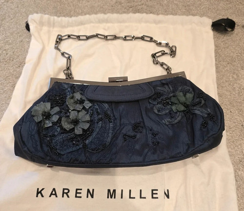 Karen millen clutch - bag, navy