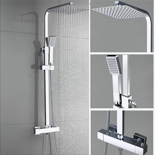 Bathroom thermostatic shower - bathroom,