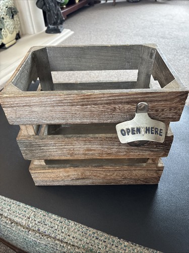 Small wooden beer crate - small,