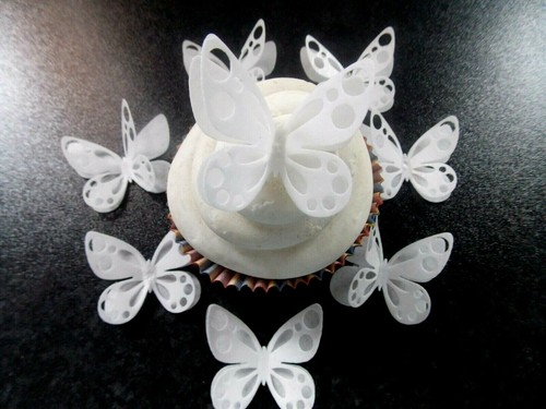 Precut edible double white - edible,