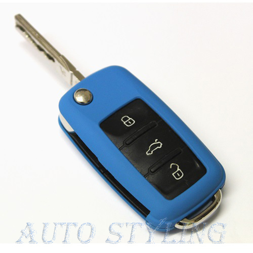 Blue key cover - key, seat