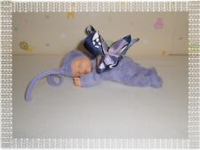 12 - Mauve Anne Geddes Butterfly Doll Doll Dressed in 30cm
