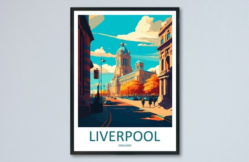 Liverpool travel print wall - liverpool,