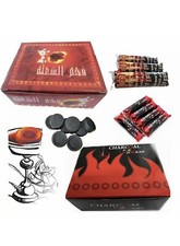 Hookah Charcoal Shisha Coal Quick Light 100 pcs Discs BOX Burner Sheesha Tablets
