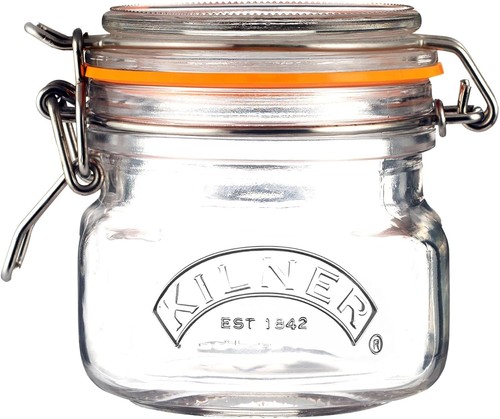 Kilner square clip top jar - top,