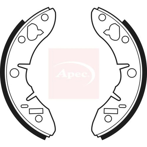 Apec brake shoe set - shoe, kit