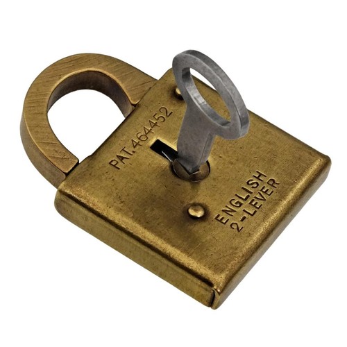 Vintage padlock 1937 patent - vintage,