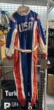 WSR A1GP Official Team USA Sparco FIA Race Used Pit Crew Suit Size L