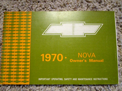 1970 nova factory - ss, gm