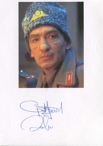 Gottfried john autograph - john,