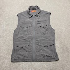 Bear Grylls Craghoppers Gilet Jacket Men's Small Grey Utility Fishing Vest