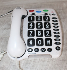 Geemarc Amplipower 40 / 50 Amplified Large Button White Landline Desk Telephone