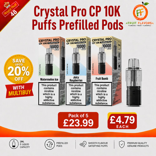 Crystal pro 10k refill pods - cp,