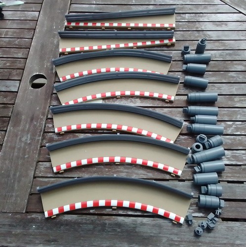 Scalextric track borders - scalextric, and