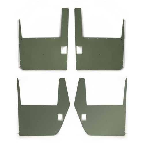 Hard door skins set green - skins, 4