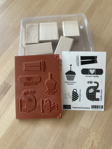 Stampin red rubber - stampin', up