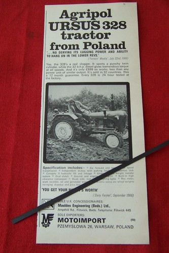 Agripol ursus 328 tractor - agripol,