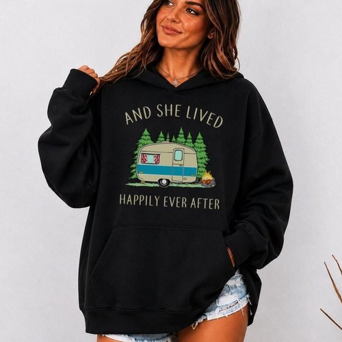 Camping trailer hoodie - camping,