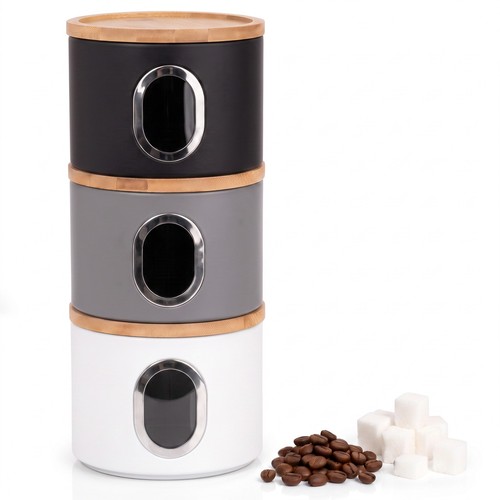 Tea coffee sugar canister - coffee,