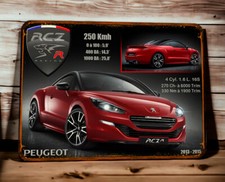 Peugeot RCZ R metal plate