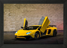 Lamborghini Aventador Framed