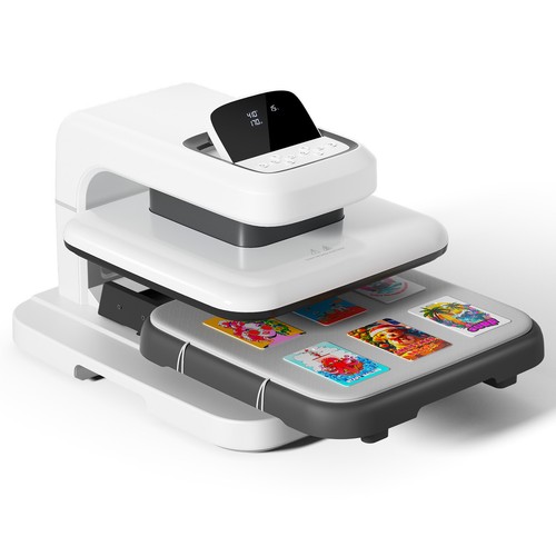 Auto heat press - press, 2