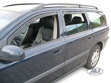 Wind Deflectors Fits Volvo V70 Mk2 2000-2007 5-Door 4-Pcs Set Tinted Heko
